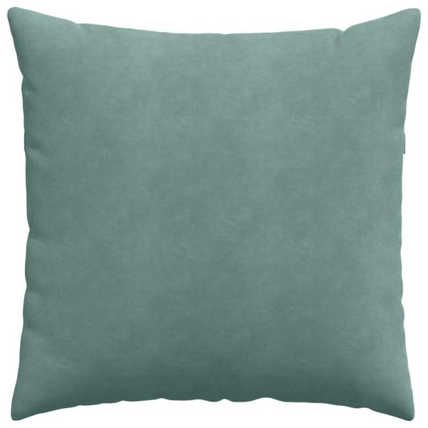 Sofakissen 2 Stück Meergrün 80 x 80 cm Cordstoff