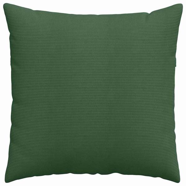 Sofakissen 2 pcs Dunkelgrün 80 x 80 cm Cordstoff