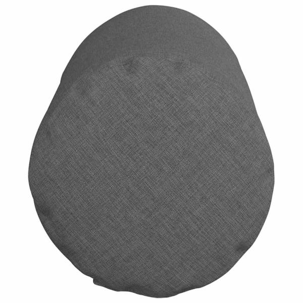 Bolsterkissen 2 pcs Dunkelgrau Ø 15 x 40 cm Stoff