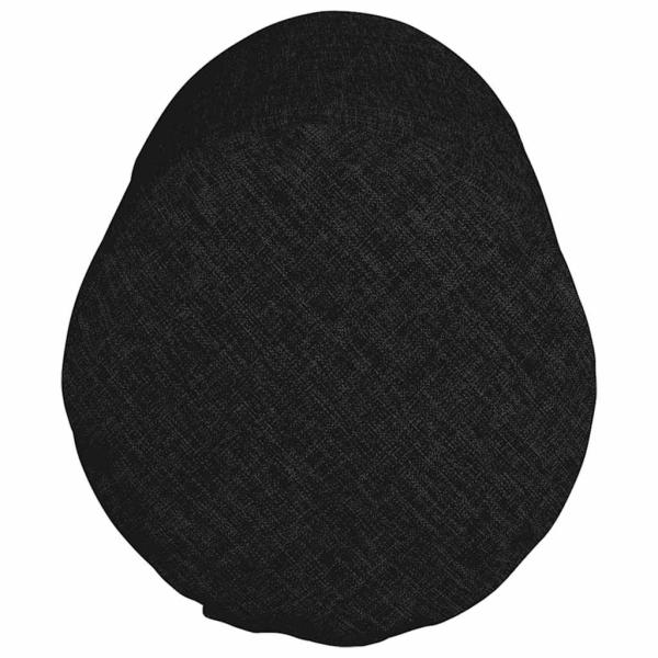 Bolsterkissen 2 pcs Schwarz Ø 15 x 40 cm Stoff