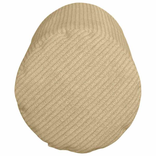 Bolsterkissen 2 pcs Grau-Grün Ø 15 x 40 cm Cordstoff