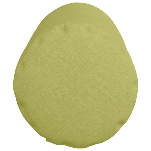Bolsterkissen 2 pcs Hellgrün Ø 25 x 70 cm Stoff
