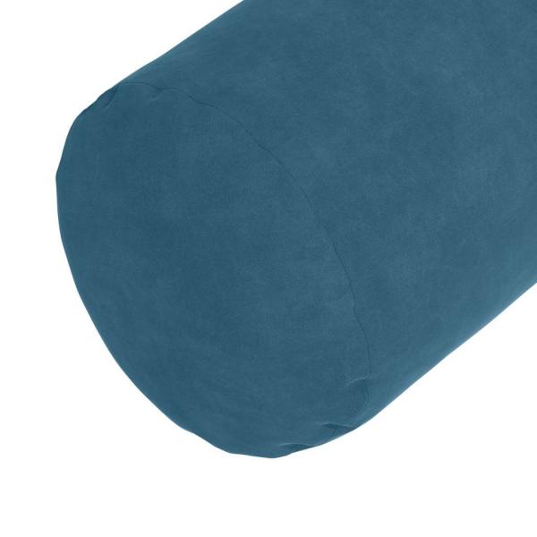 Bolsterkissen 2 pcs Blau Ø 25 x 70 cm Cordstoff