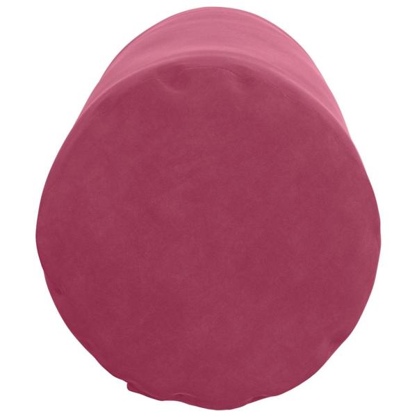 Bolsterkissen 2 pcs Weinrot Ø 25 x 70 cm Cordstoff