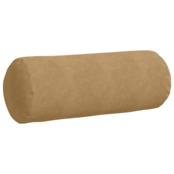 Bolsterkissen 2 Stück Braun Ø 25 x 70 cm Cordstoff
