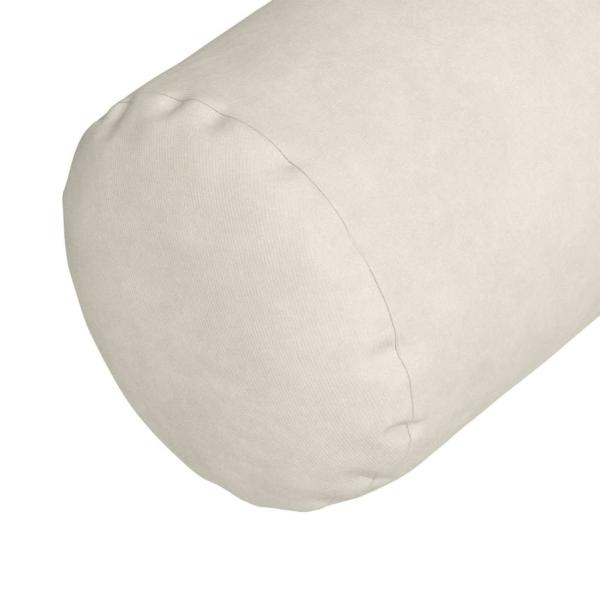 Bolsterkissen 2 pcs Creme Ø 25 x 70 cm Cordstoff