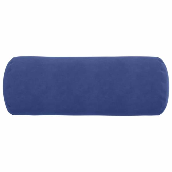 Bolsterkissen 2 Stück Polizeiblau Ø 25 x 70 cm Cordstoff