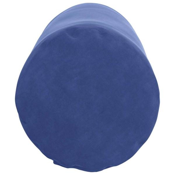 Bolsterkissen 2 Stück Polizeiblau Ø 25 x 70 cm Cordstoff