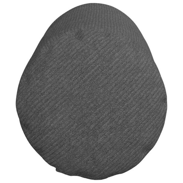 Bolsterkissen 2 pcs Dunkelgrau Ø 25 x 70 cm Cordstoff