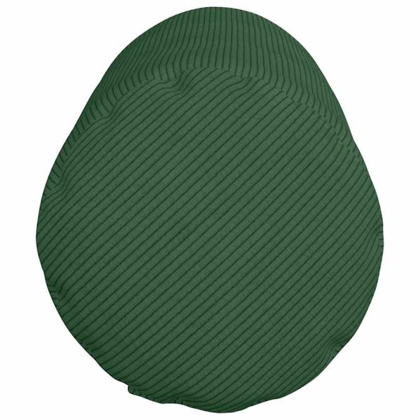 Bolsterkissen 2 pcs Dunkelgrün Ø 25 x 70 cm Cordstoff