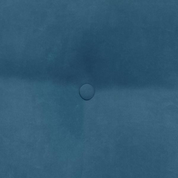 Rückenkissen Blau 45 x 24 x 50 cm Samt
