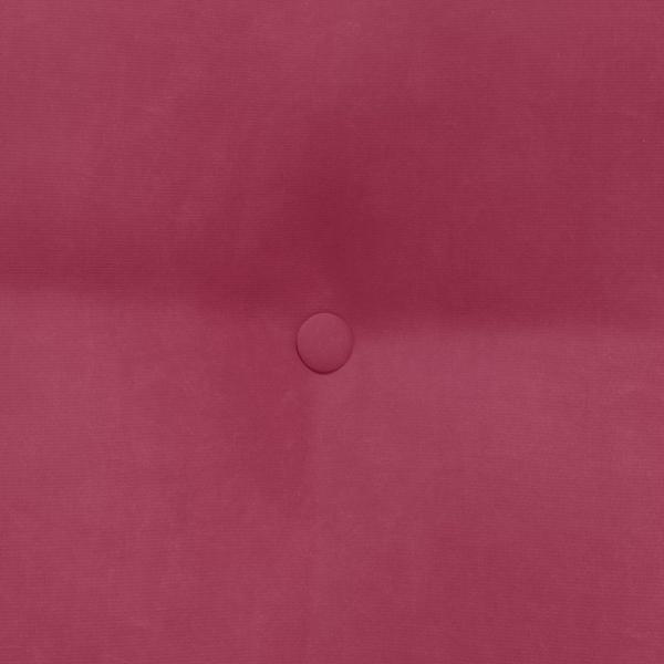 Rücken Kissen Weinrot 45 x 24 x 50 cm Samt