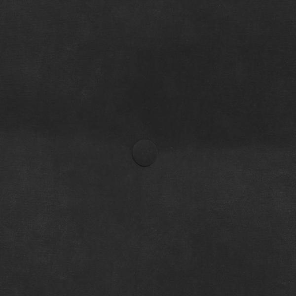 Rücken Kissen Schwarz 45 x 24 x 50 cm Samt