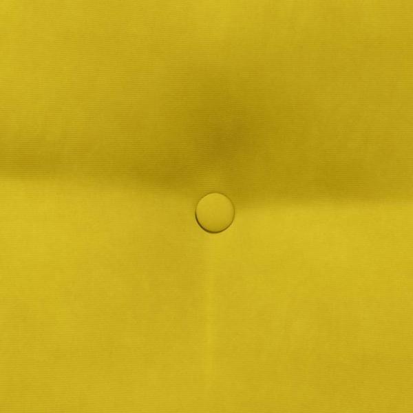 Rücken Kissen Gelb 45 x 24 x 50 cm Samt