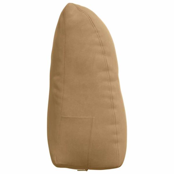 Rücken Kissen Braun 60 x 24 x 50 cm Samt