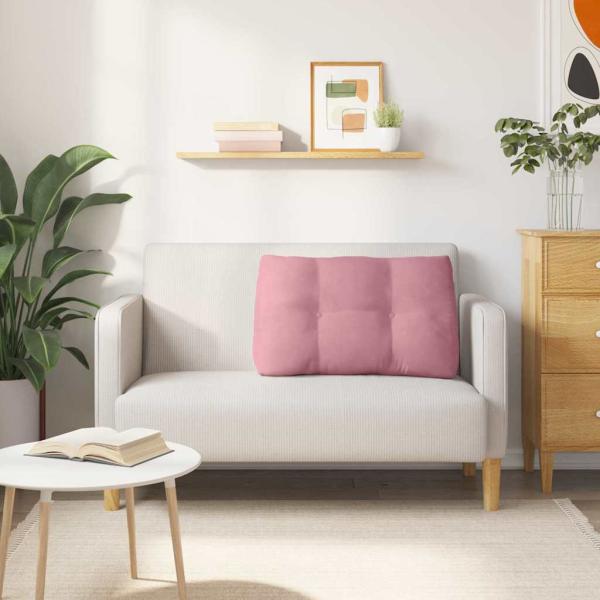 Rücken Kissen Rosa 80 x 24 x 50 cm Samt