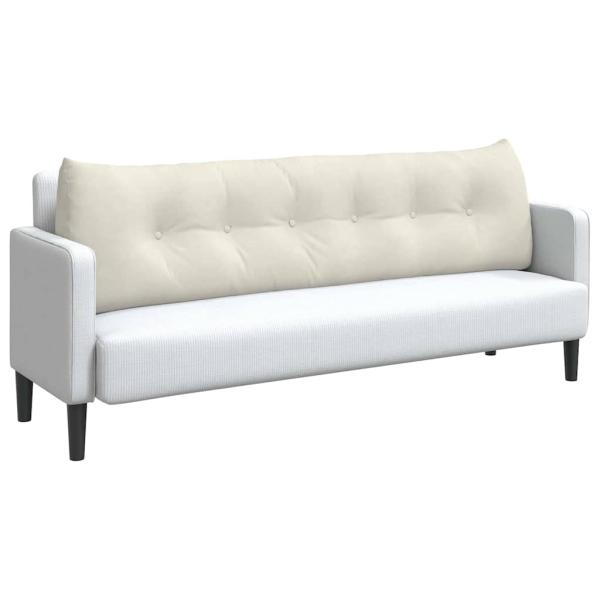 Rücken Kissen Creme 180 x 24 x 50 cm Samt