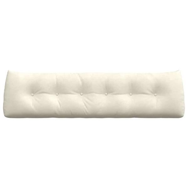 Rücken Kissen Creme 180 x 24 x 50 cm Samt