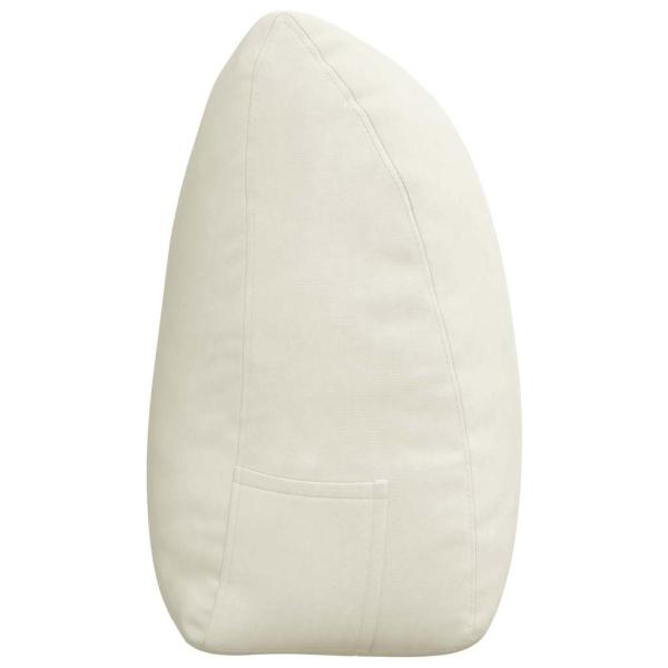 Rücken Kissen Creme 180 x 24 x 50 cm Samt