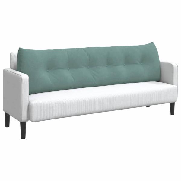 Rücken Kissen Meergrün 180 x 24 x 50 cm Samt