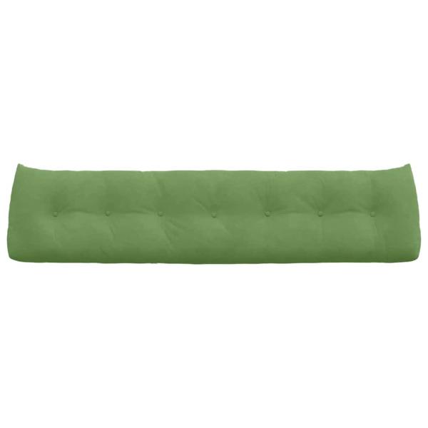 Rücken Kissen Hellgrün 200 x 24 x 50 cm Samt