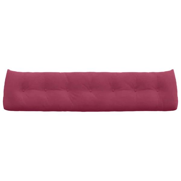 Rücken Kissen Weinrot 200 x 24 x 50 cm Samt