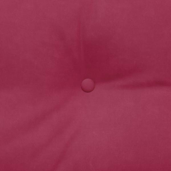 Rücken Kissen Weinrot 200 x 24 x 50 cm Samt