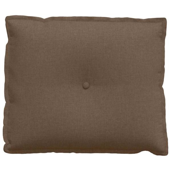 Rücken Kissen Braun 60 x 19 x 50 cm Stoff