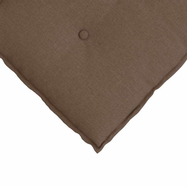 Rücken Kissen Braun 60 x 19 x 50 cm Stoff
