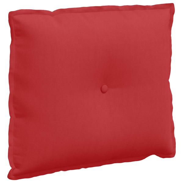 Rücken Kissen Rot 60 x 19 x 50 cm Stoff
