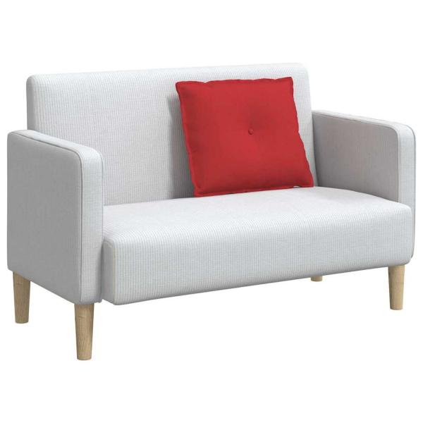 Rücken Kissen Rot 60 x 19 x 50 cm Stoff