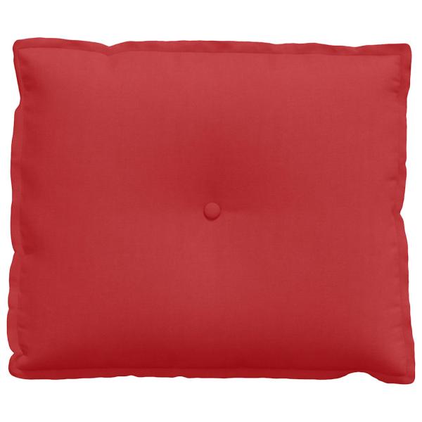 Rücken Kissen Rot 60 x 19 x 50 cm Stoff