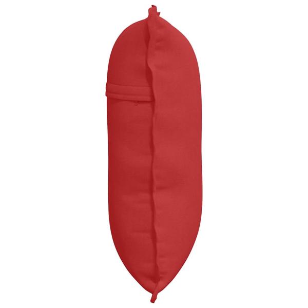 Rücken Kissen Rot 60 x 19 x 50 cm Stoff