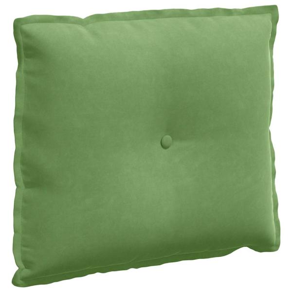 Rücken Kissen Hellgrün 60 x 50 cm Cordstoff