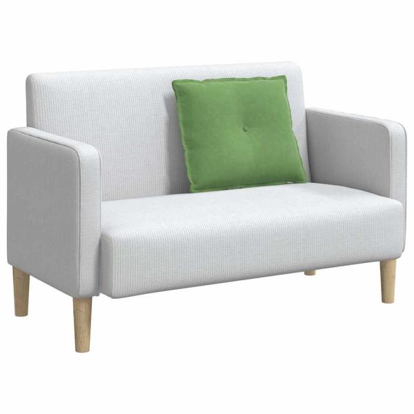 Rücken Kissen Hellgrün 60 x 50 cm Cordstoff