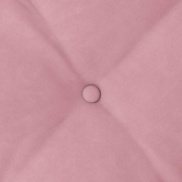 Rücken Kissen Rosa 60 x 50 cm Cordstoff