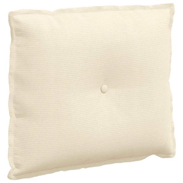 Rückenkissen Creme 60 x 50 cm Cordstoff