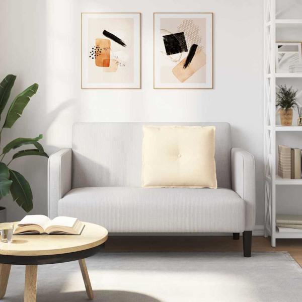 Rückenkissen Creme 60 x 50 cm Cordstoff