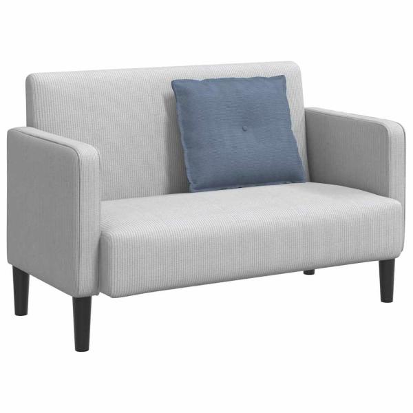 Rücken Kissen Blau 60 x 50 cm Cordstoff