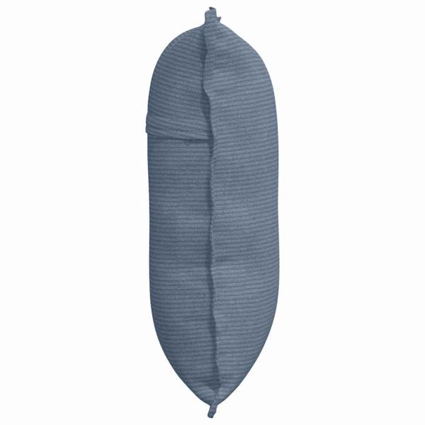 Rücken Kissen Blau 60 x 50 cm Cordstoff