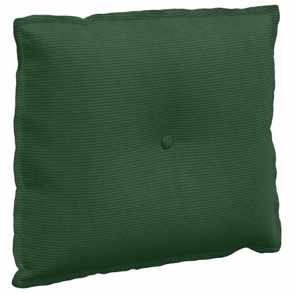 Rücken Kissen Dschungelgrün 60 x 50 cm Cordstoff