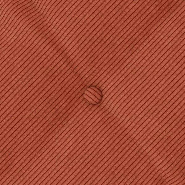 Rückenkissen Rot-Orange 60 x 50 cm Cordstoff
