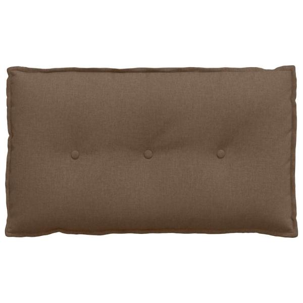 Rücken Kissen Braun 80 x 19 x 50 cm Stoff