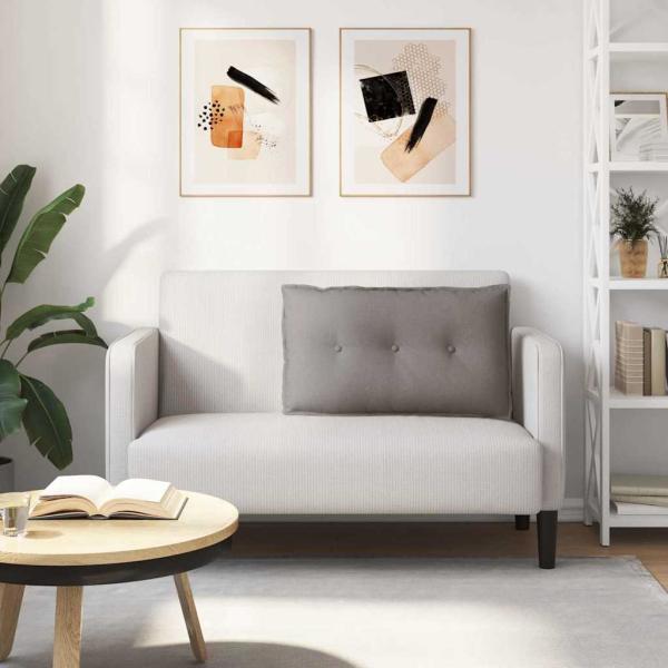 Rücken Kissen Taupe 80 x 19 x 50 cm Stoff