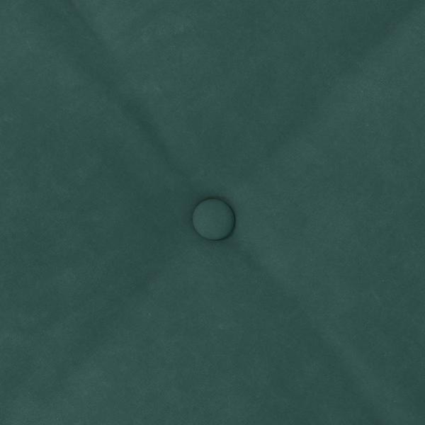 Rücken Kissen Dunkelgrün 80 x 50 cm Cordstoff