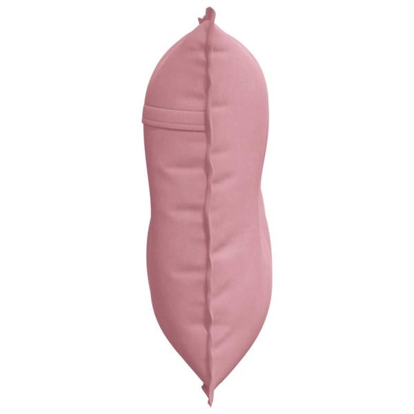 Rücken Kissen Rosa 80 x 50 cm Cordstoff