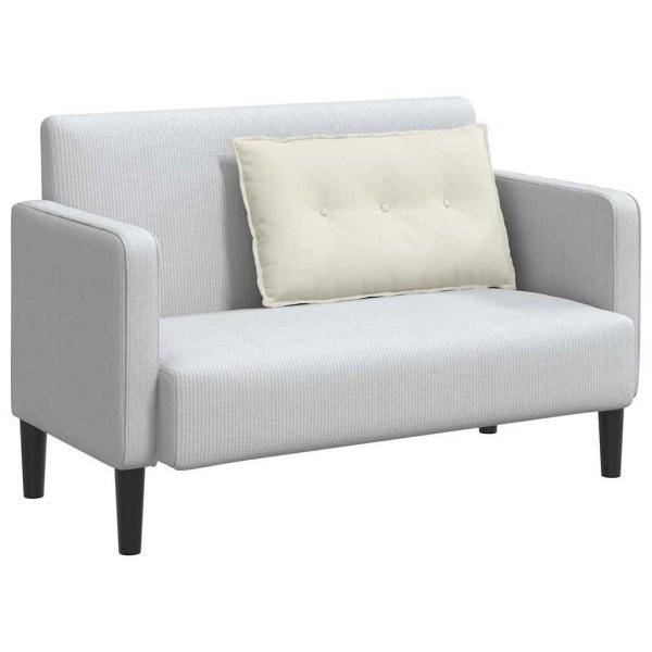 Rücken Kissen Creme 80 x 50 cm Cordstoff