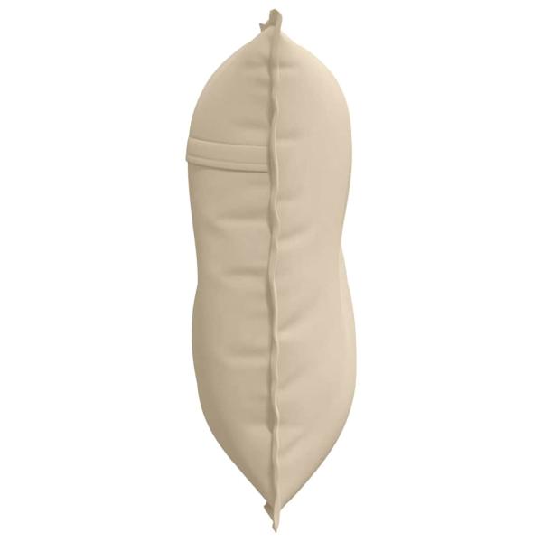 Rückenkissen Creme 80 x 50 cm Mikrofaserstoff