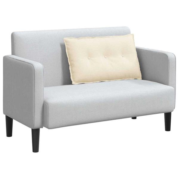 Rücken Kissen Creme 80 x 50 cm Cordstoff