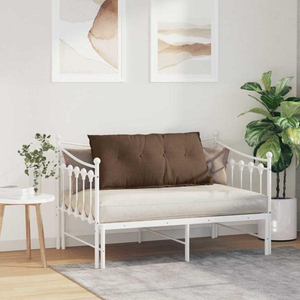 Rücken Kissen Braun 100 x 19 x 50 cm Stoff